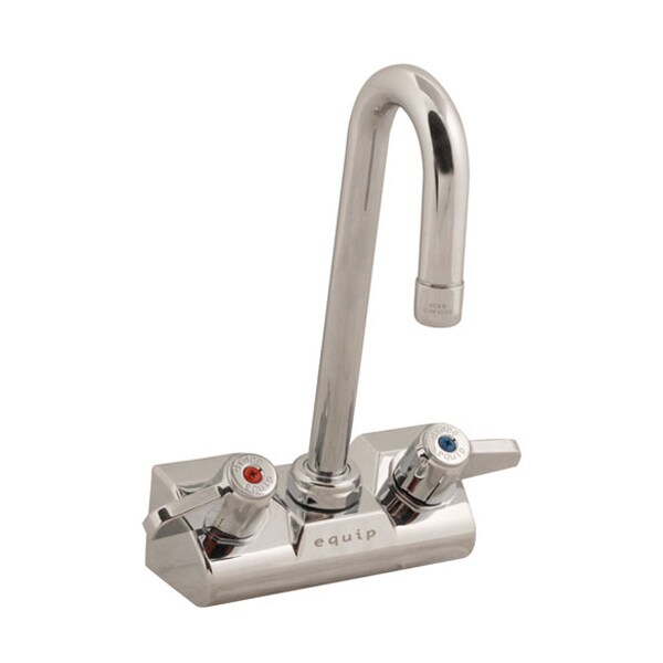 T&S Brass Faucet, 4"Wall , 3"Gsnk, Leadfree 5F4WLX03 - main